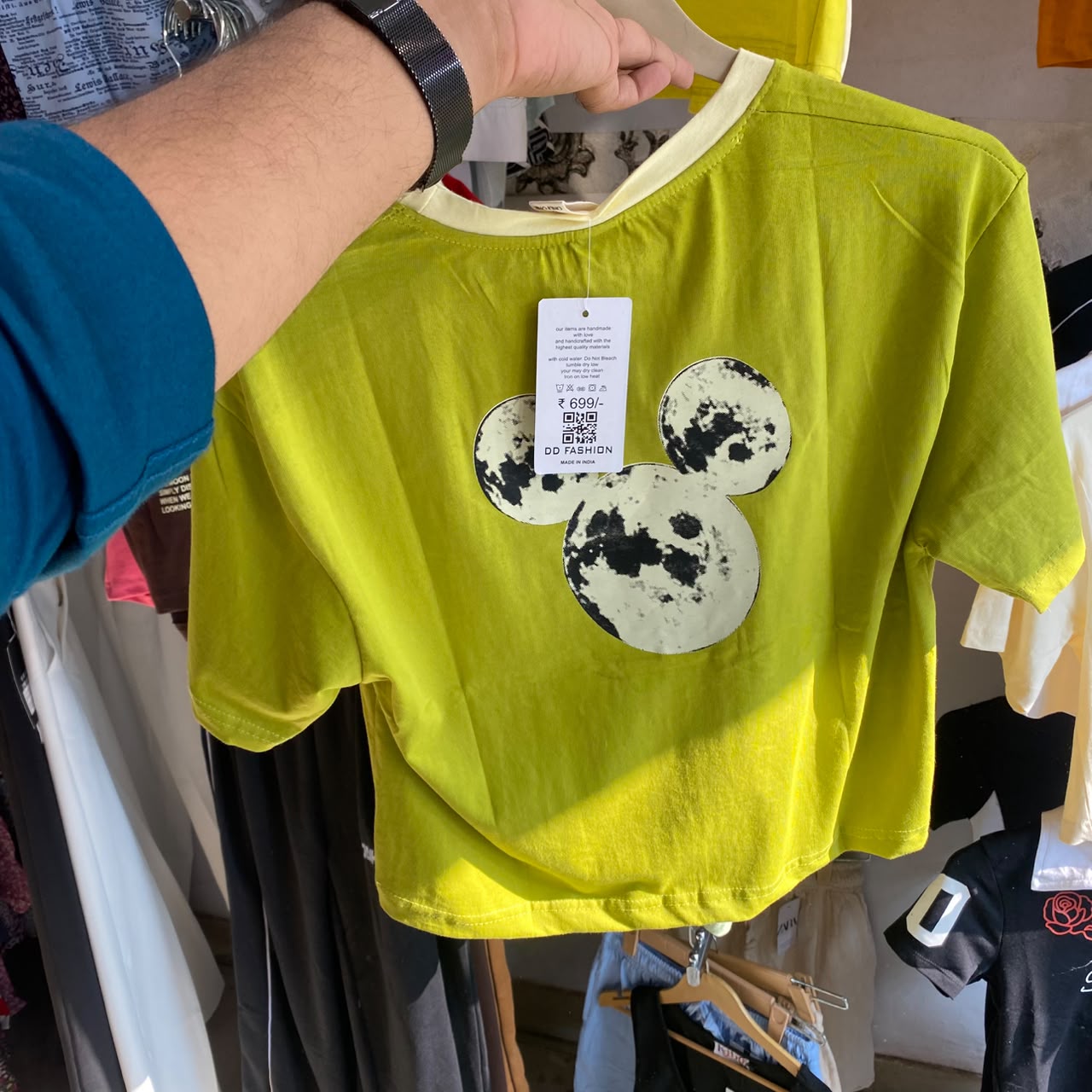 Moon Child Lemon Women's Baby Tee (Fits XS, S & M)