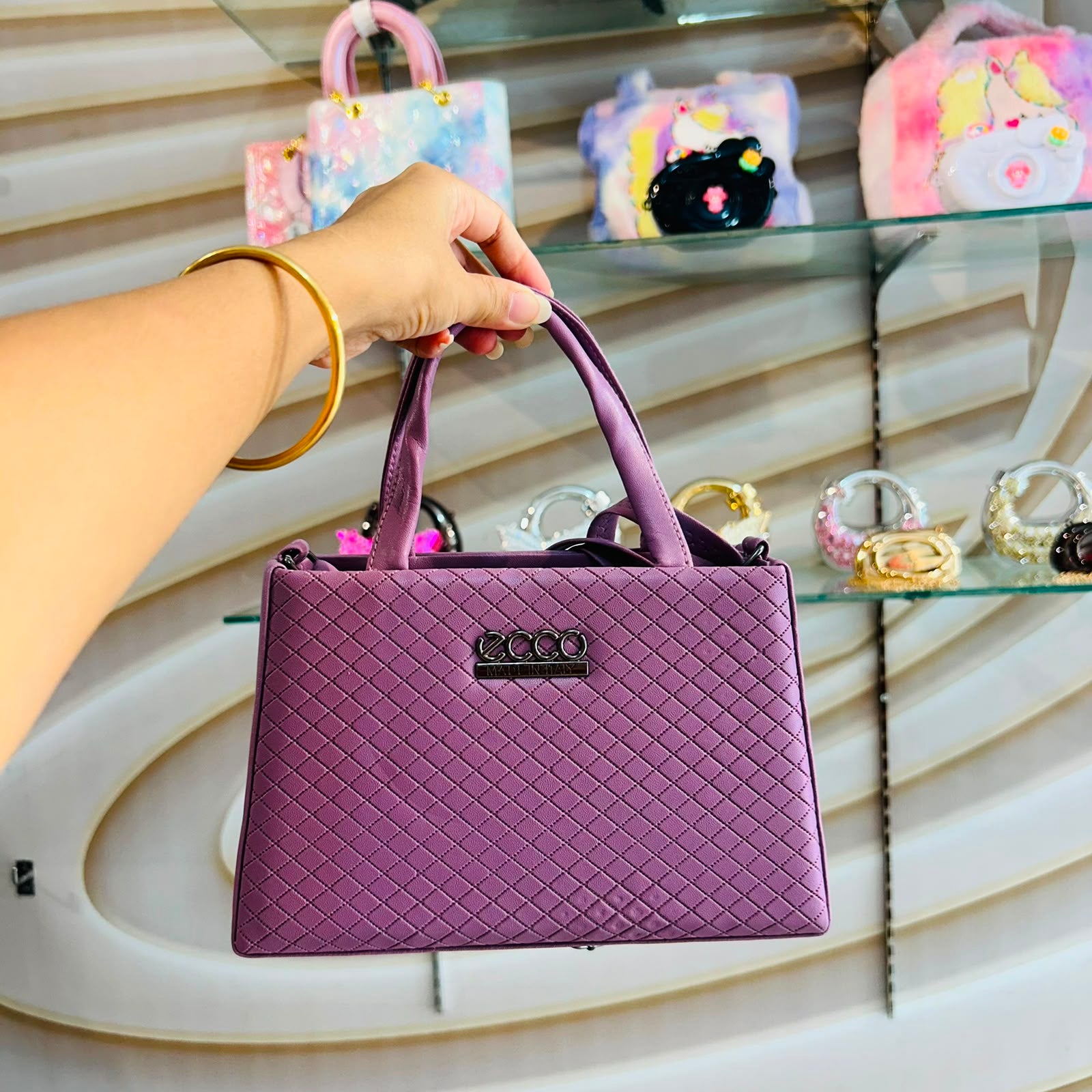 Lavender Women's Hand Bag
