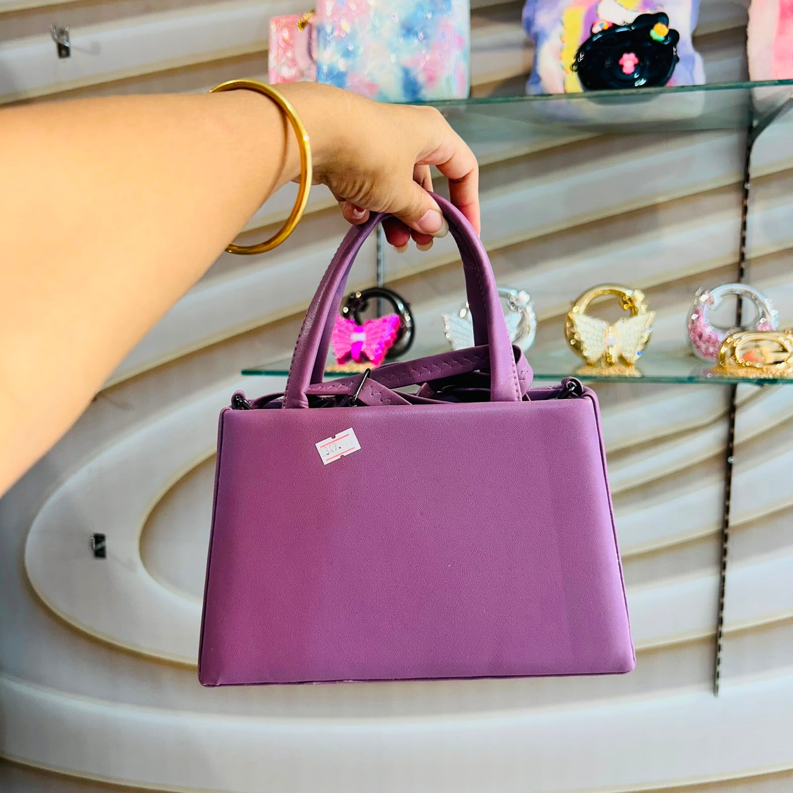 Lavender Women's Hand Bag