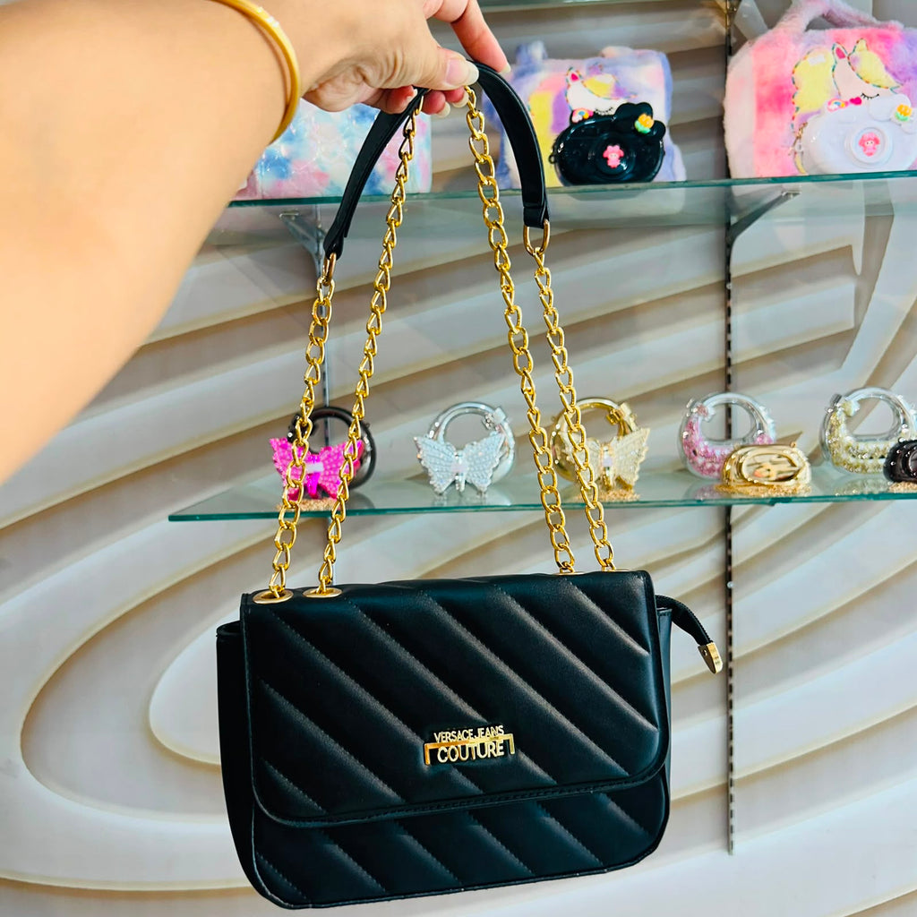 Versace Black Women's Sling Bag