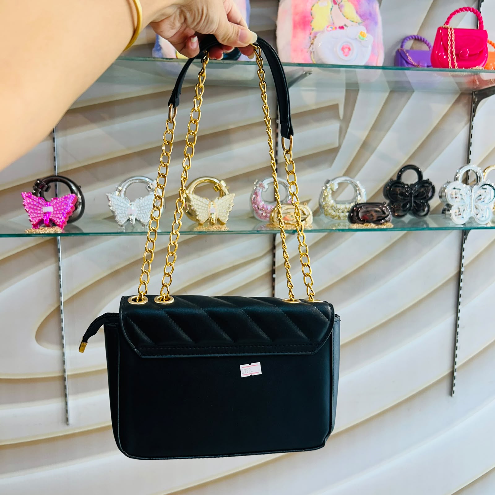 Versace Black Women's Sling Bag