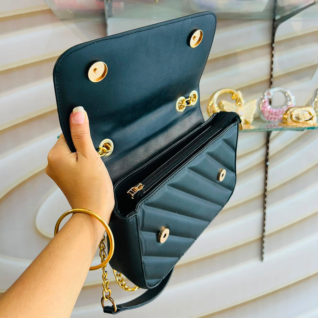 Versace Black Women's Sling Bag