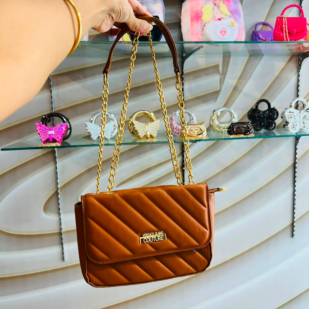 Versace Brown Women's Sling Bag