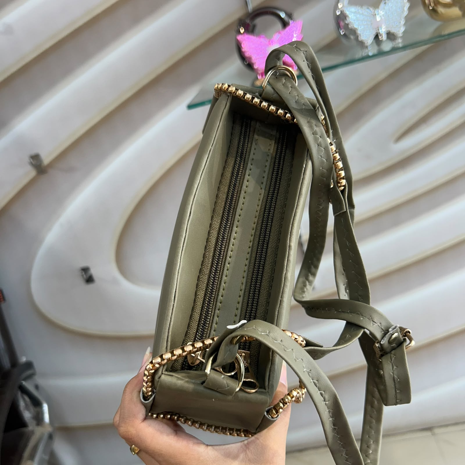 GG Olive Women's Sling Bag