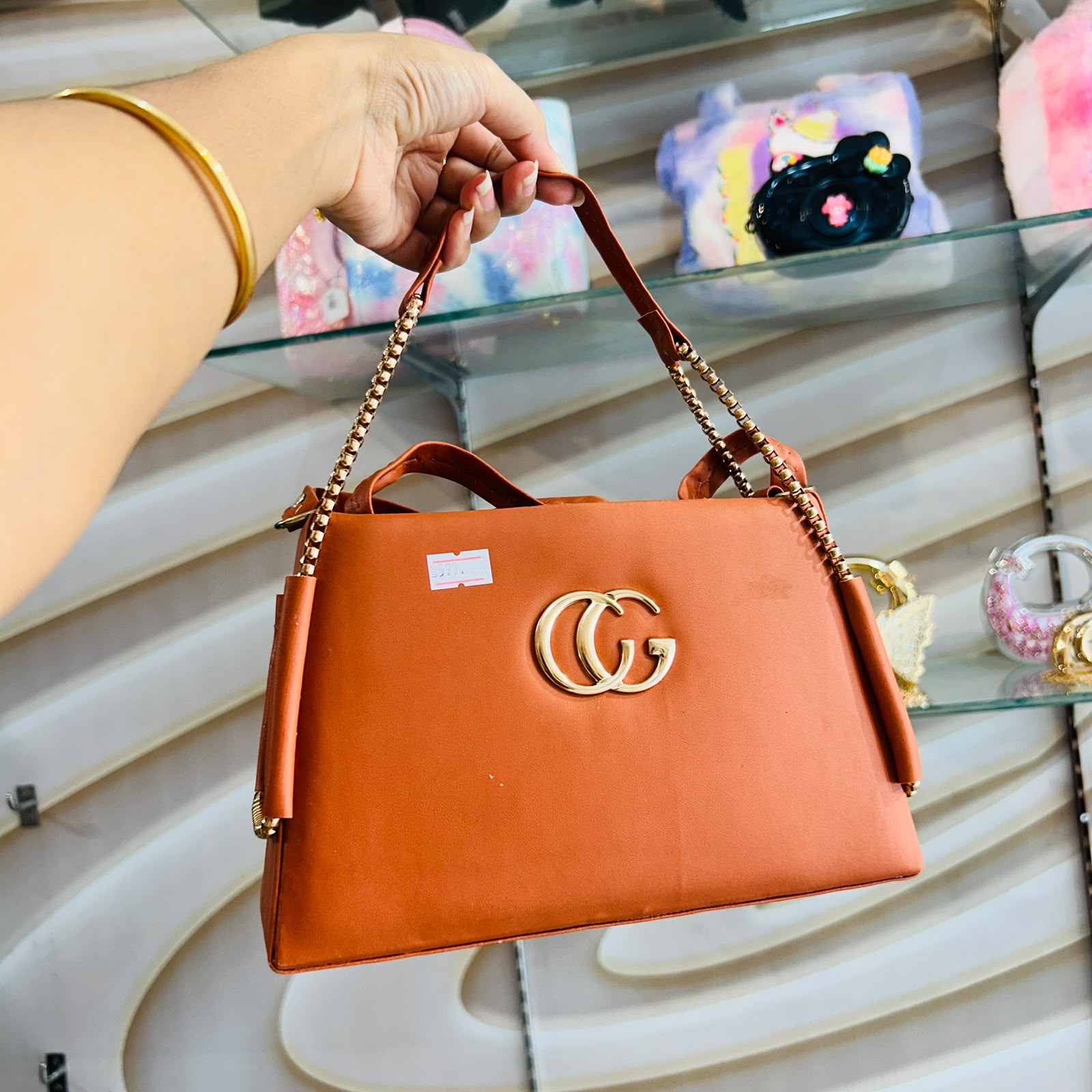GG Camel Women's Sling Bag