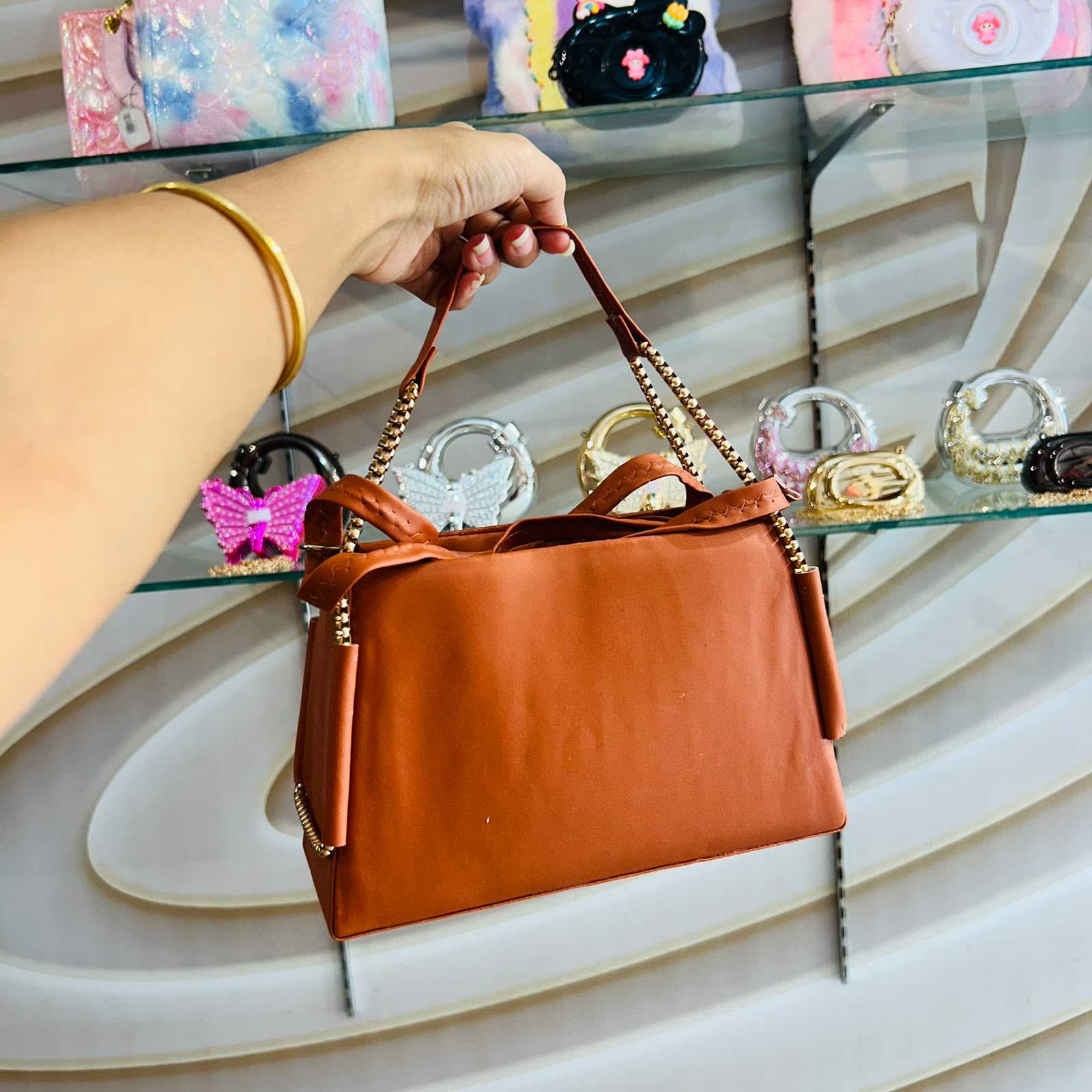 GG Camel Women's Sling Bag