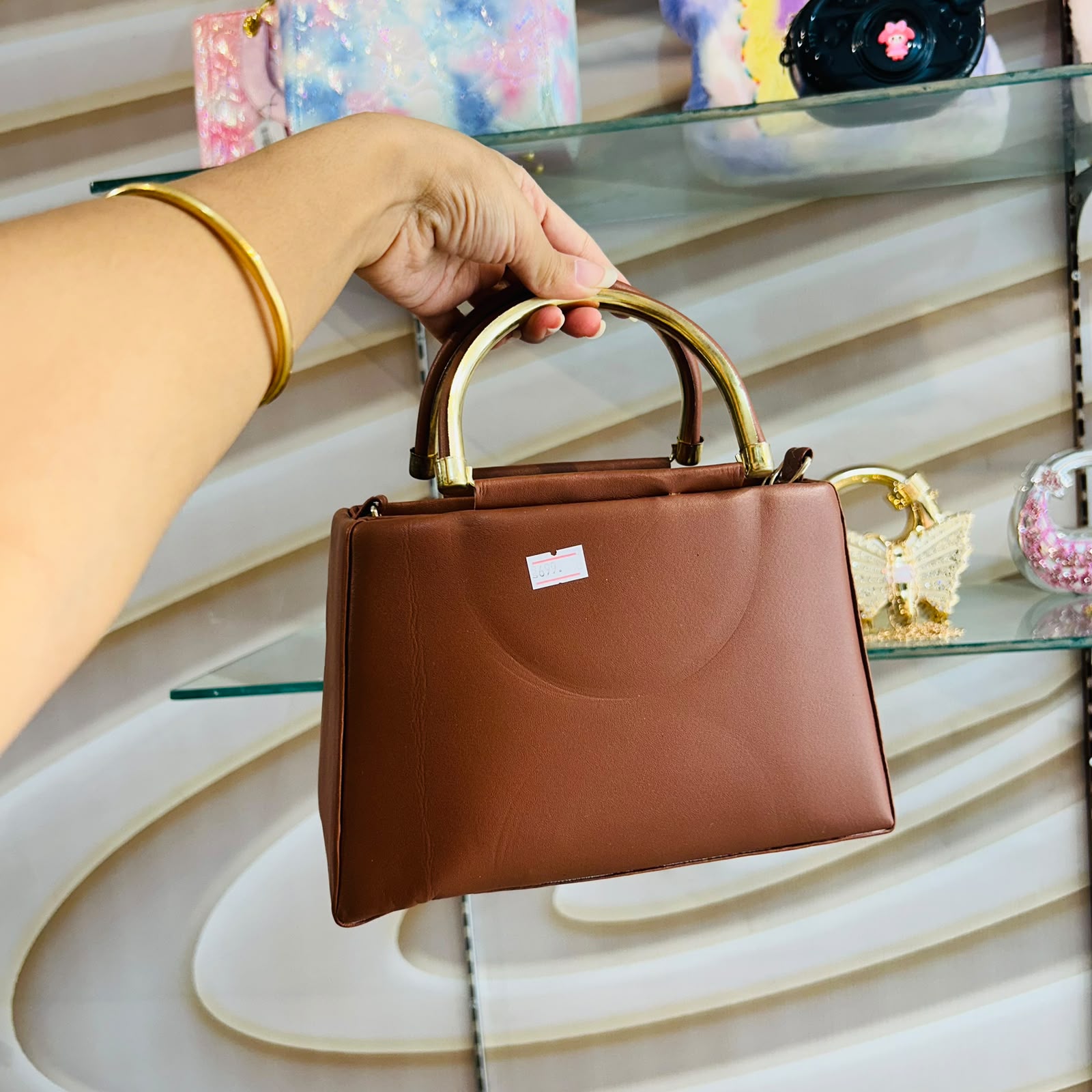MK Brown Women's Sling Bag