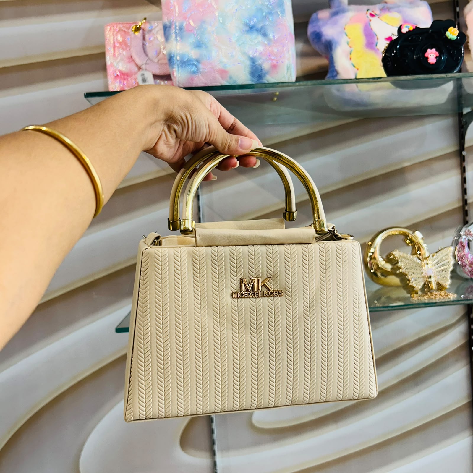 MK Off White Women's Sling Bag