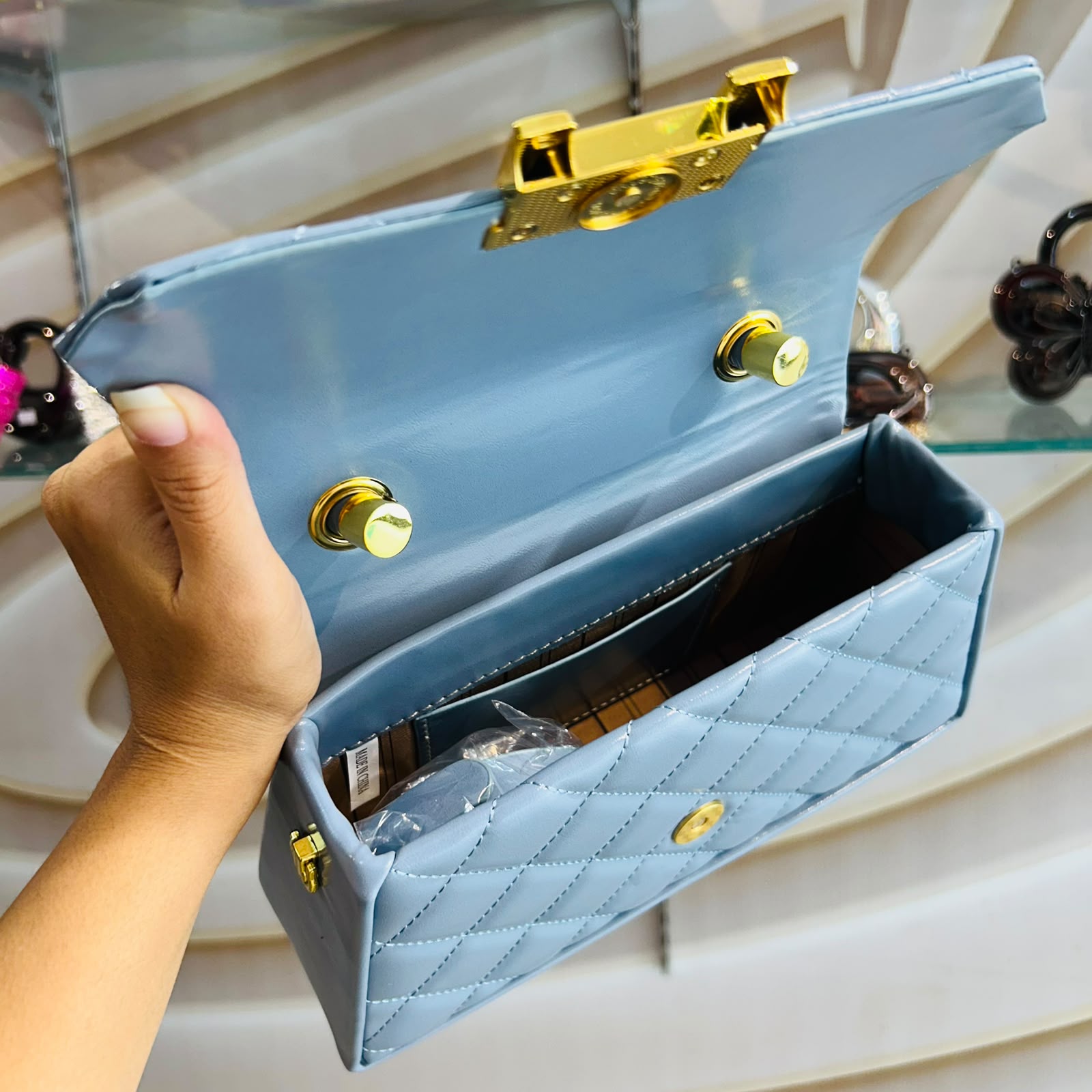 Hermes Blue Women's Sling Bag