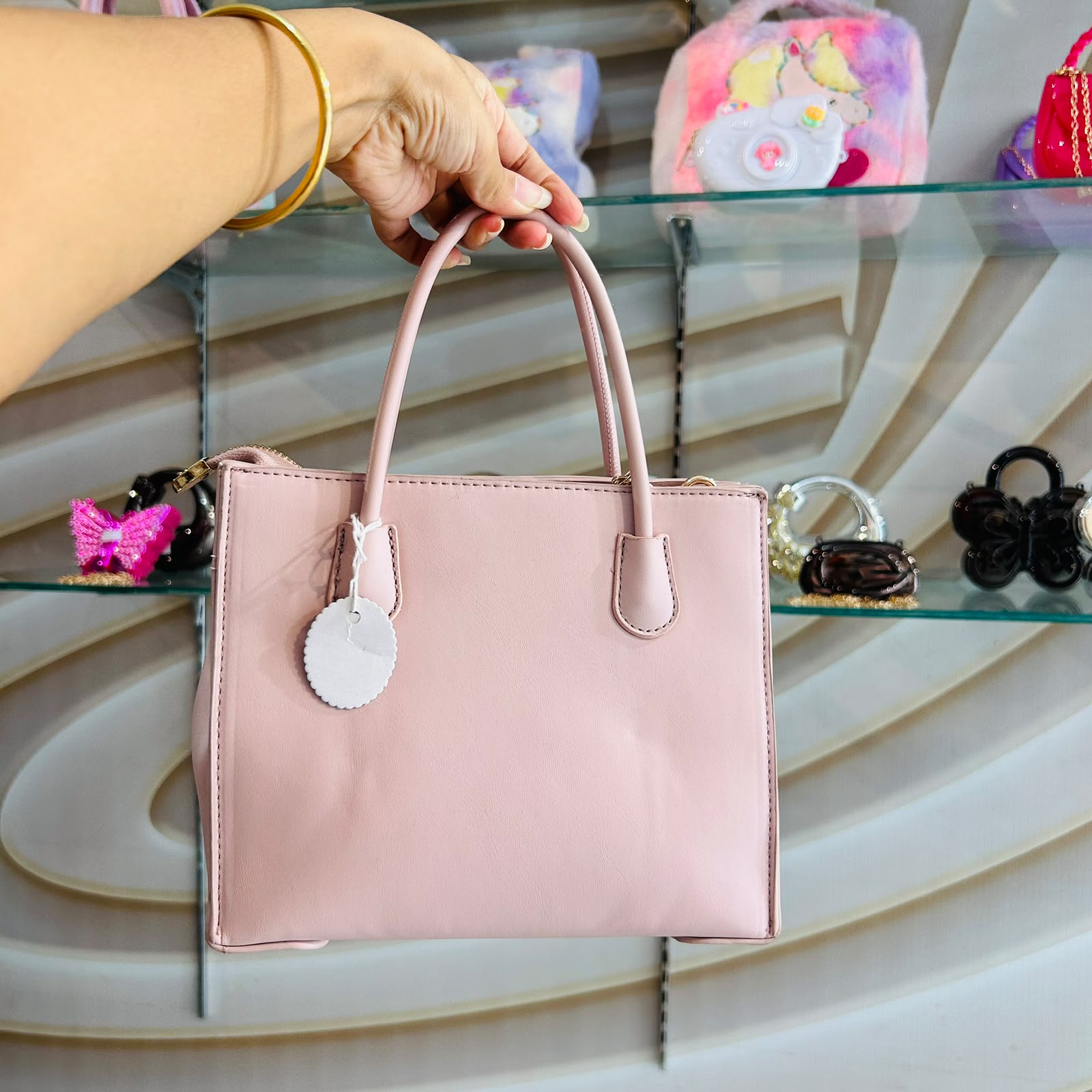 Design Pink Women's Hand Bag