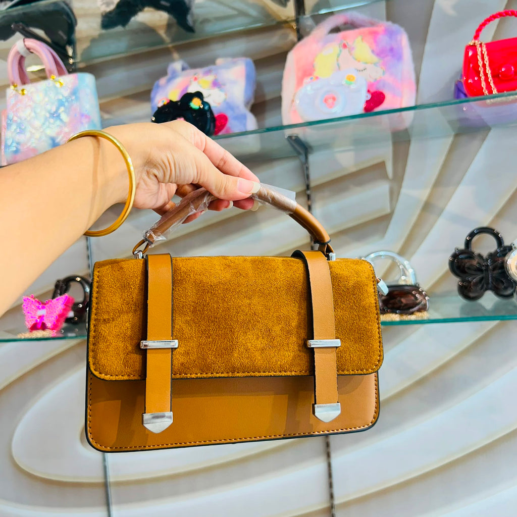 Suede Women's Hand Bag