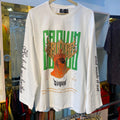 Crown White Boxy Fit Tshirt (M Size)