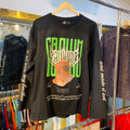 Crown Black Boxy Fit Tshirt (L Size)