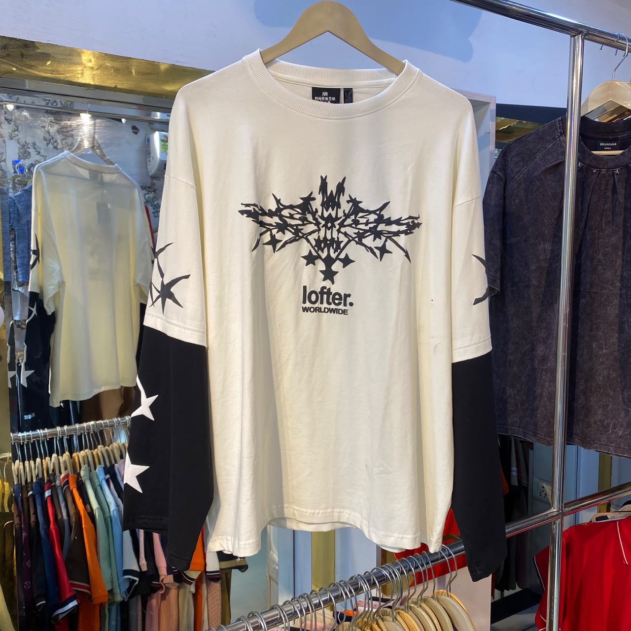 Lofter White Boxy Fit Tshirt (M Size)