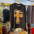 Cross Black Waffle Boxy Fit Tshirt (M Size)