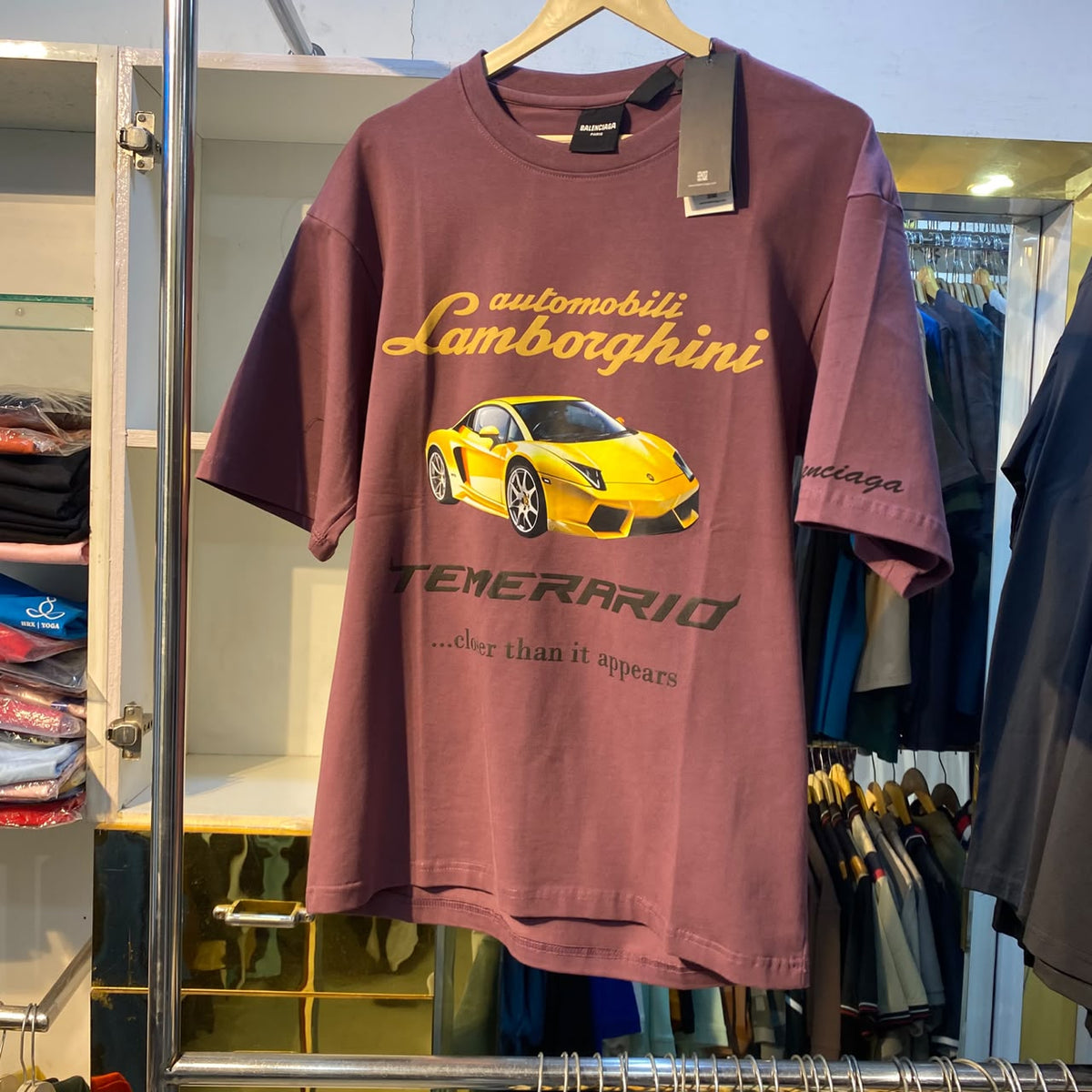 Car Faded Boxy Tee Heavy GSM