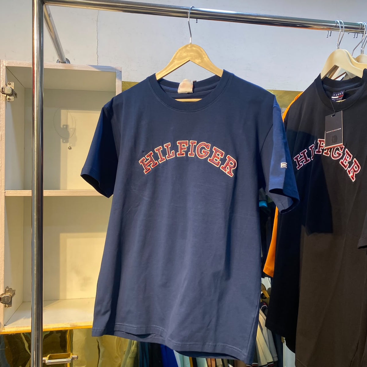 HF Navy Unisex Tee Heavy GSM