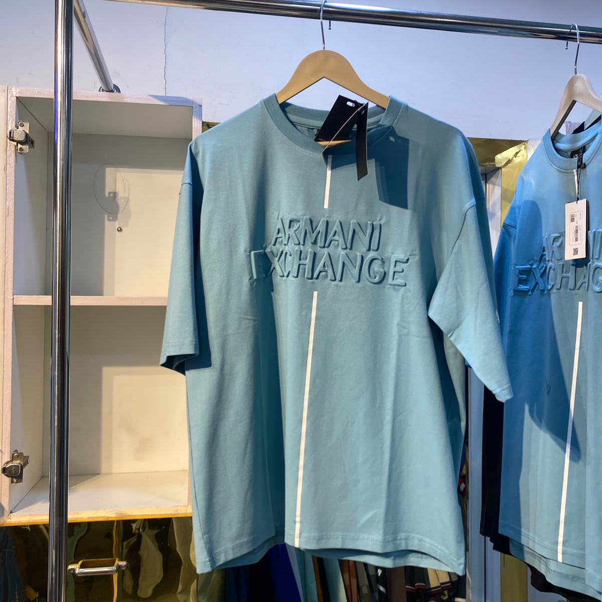 Aqua Single Lining Unisex Tee Heavy GSM