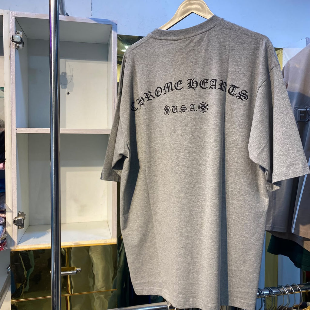 Grey CH Unisex Tee Heavy GSM