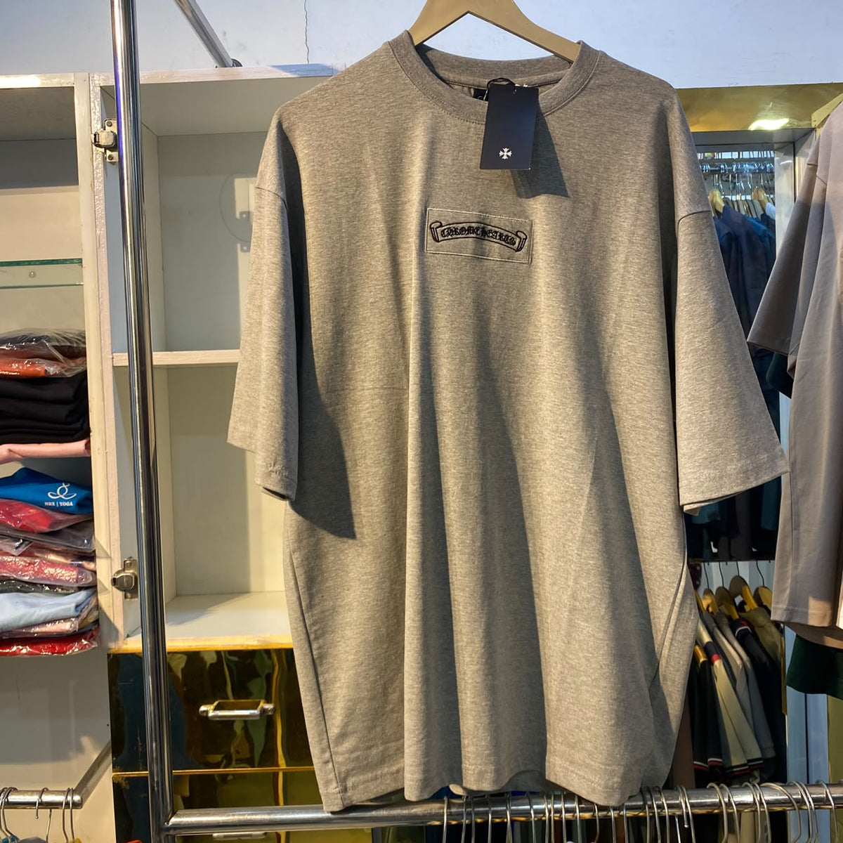 Grey CH Unisex Tee Heavy GSM