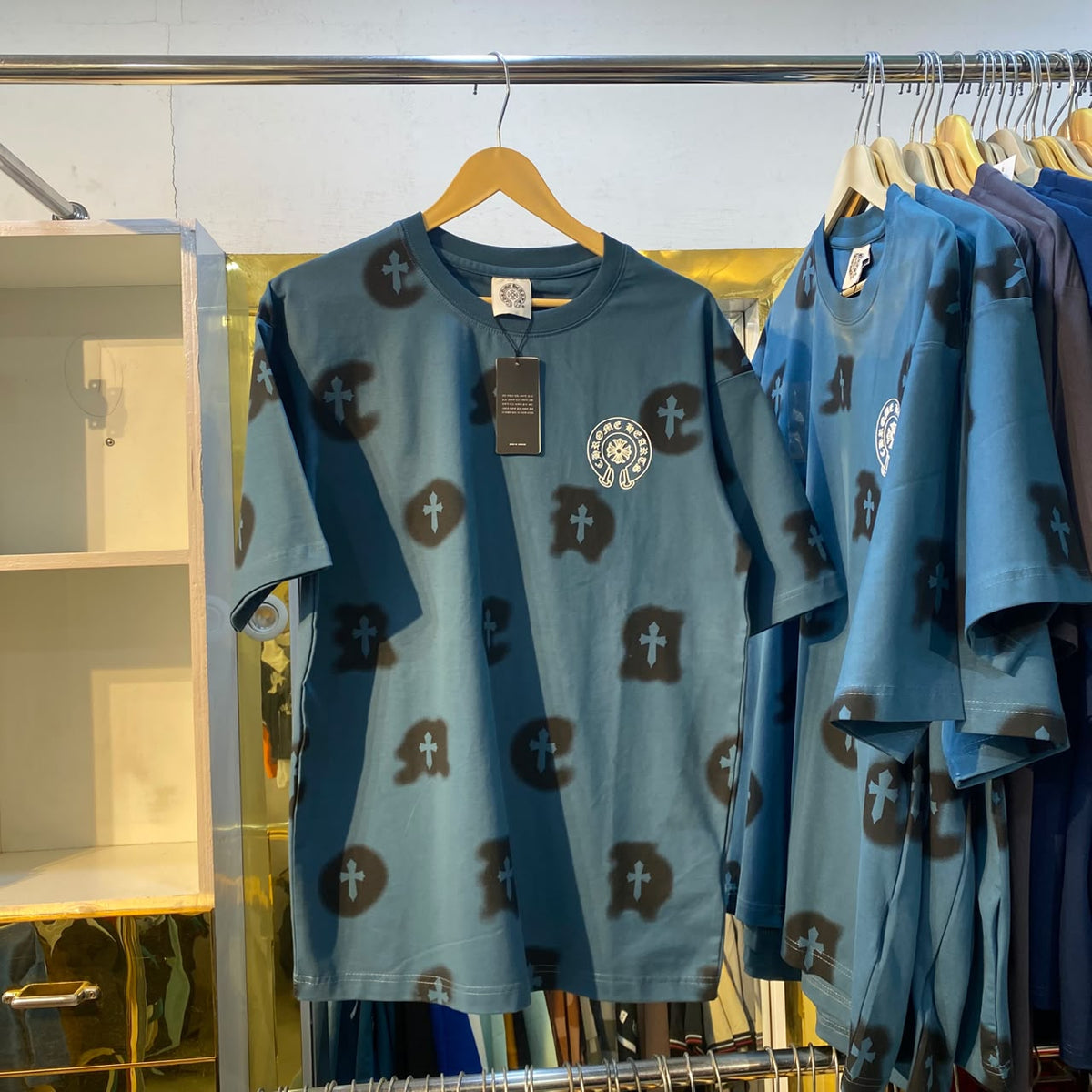 Symbol Blue Unisex Tee Heavy GSM