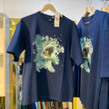 Shark Navy Blue Unisex Tee Heavy GSM
