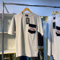 Pocket Grey Unisex Tee Heavy GSM