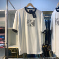 White Black Unisex Tee Heavy GSM