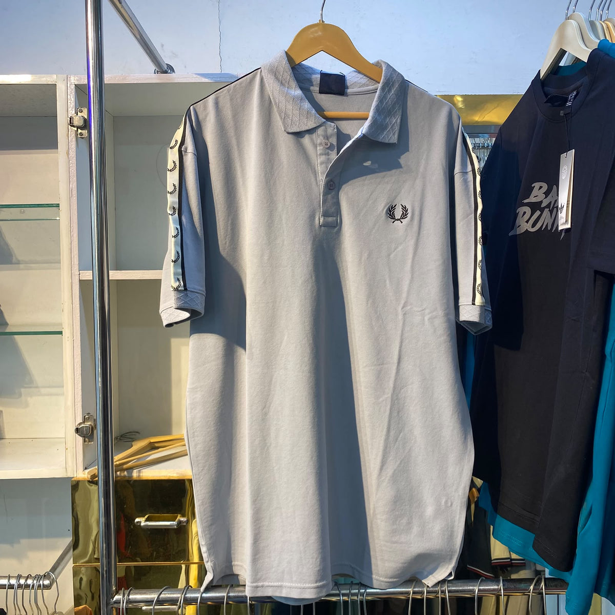 FP Grey Collar/Polo Tee