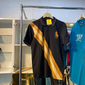 Black Stripe Collar/Polo Tee