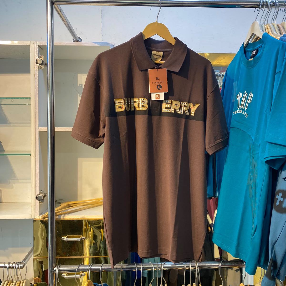 BB Brown Collar/Polo Tee