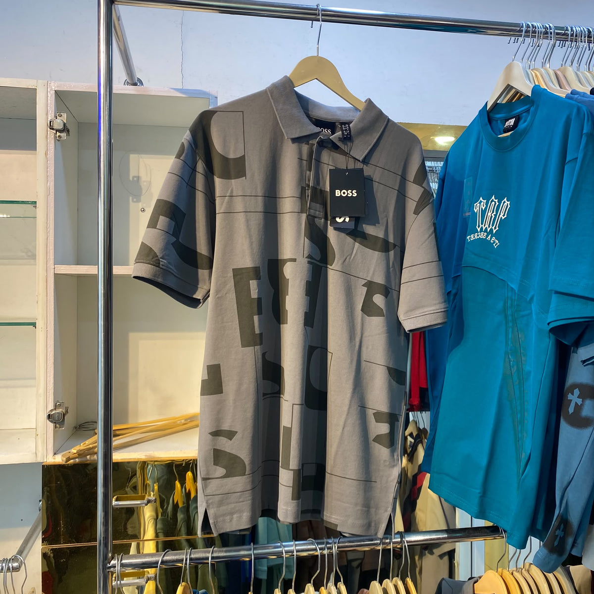HB Grey Collar/Polo Tee (Copy)
