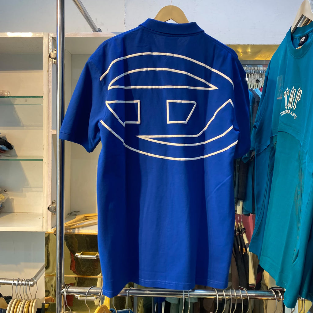 D Royal Blue Collar/Polo Tee