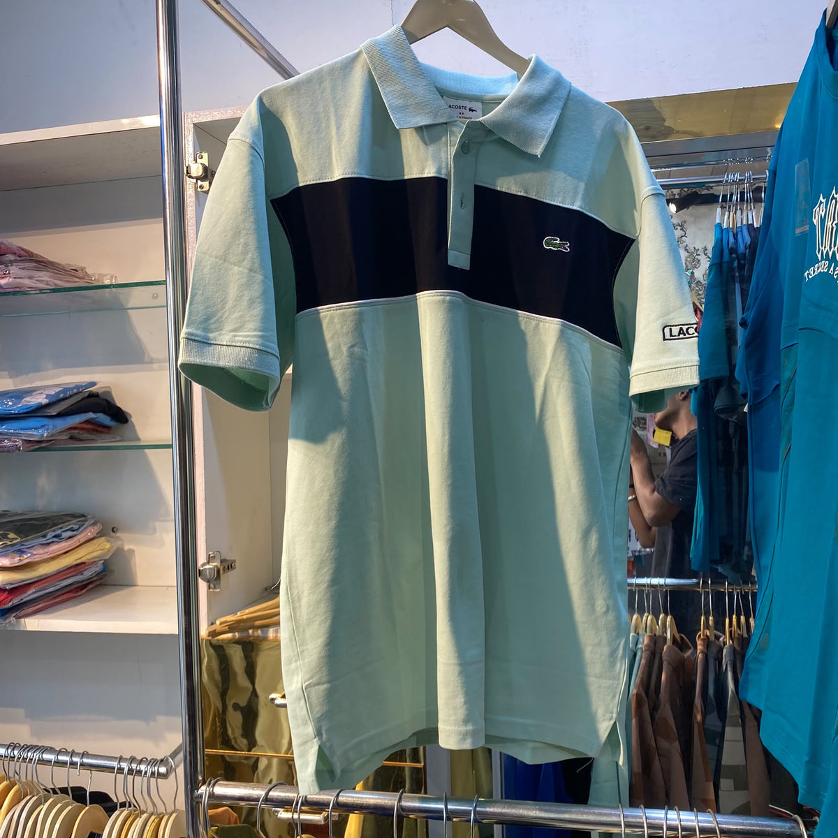 Green Croc Collar/Polo Tee