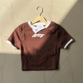 FBrown Women's Baby Tee (Fits XS, S & M)