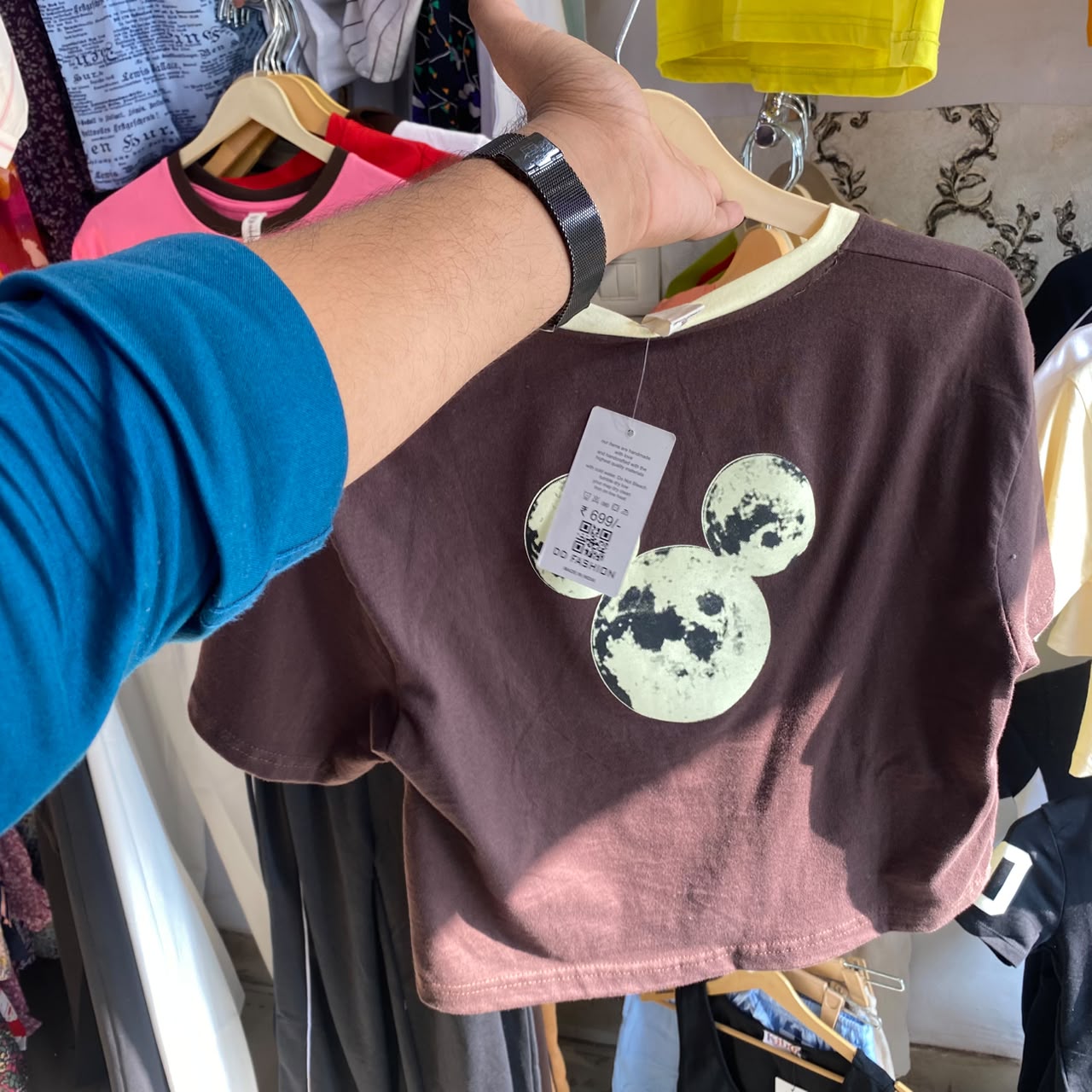 Moon Child Coffee Women's Baby Tee (Fits XS, S & M)