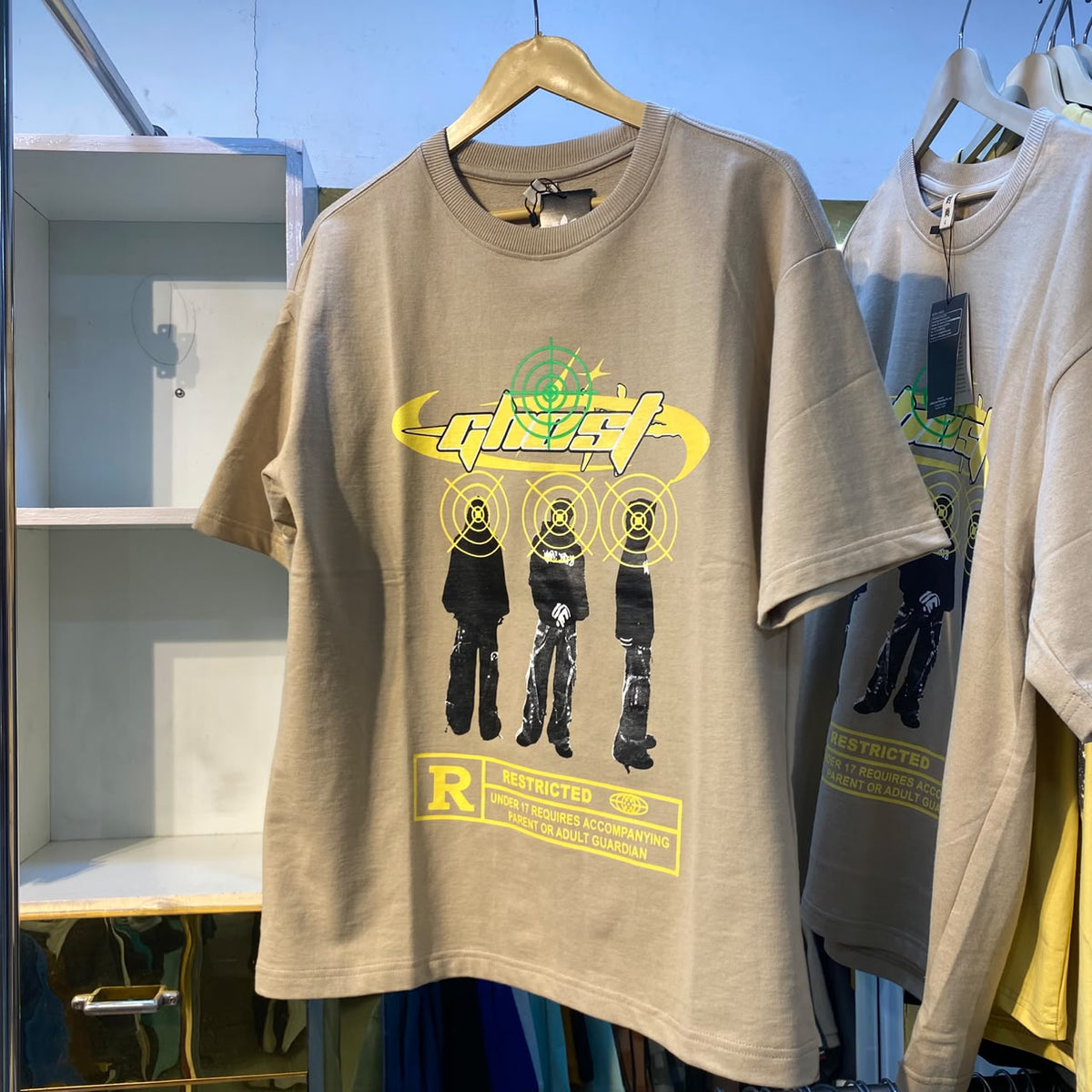 Ghost Skin Boxy Tee Heavy GSM
