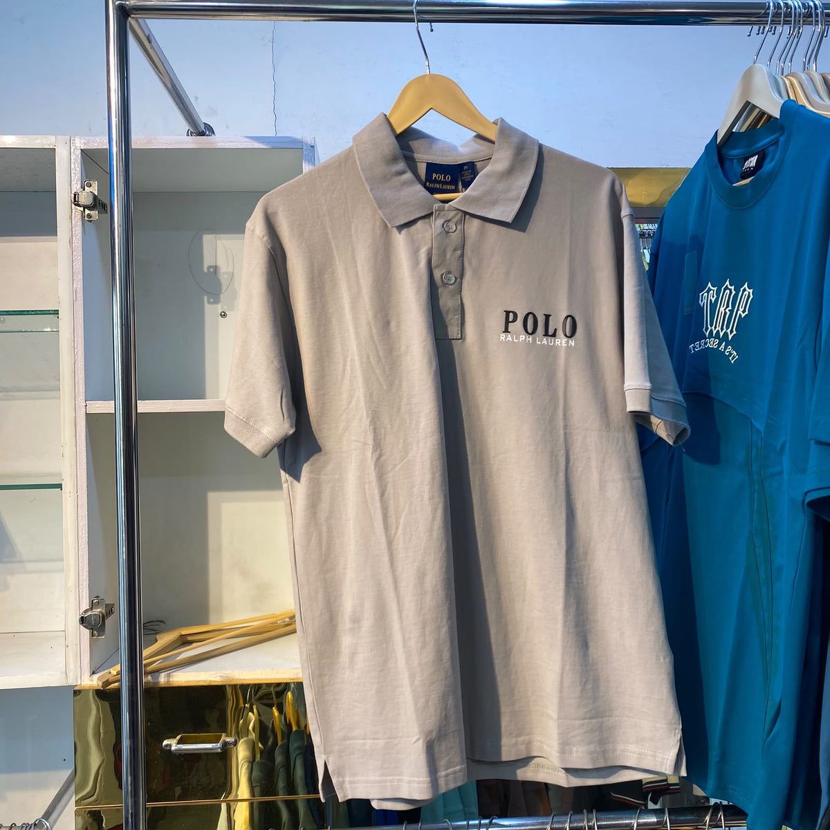 Light Grey Collar/Polo Tee
