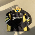 Racer Boxy Fit Black Yellow Sweatshirt